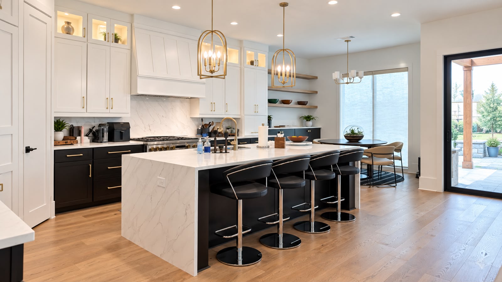 Bright, clean modern kitchen in a Woodstock, GA home